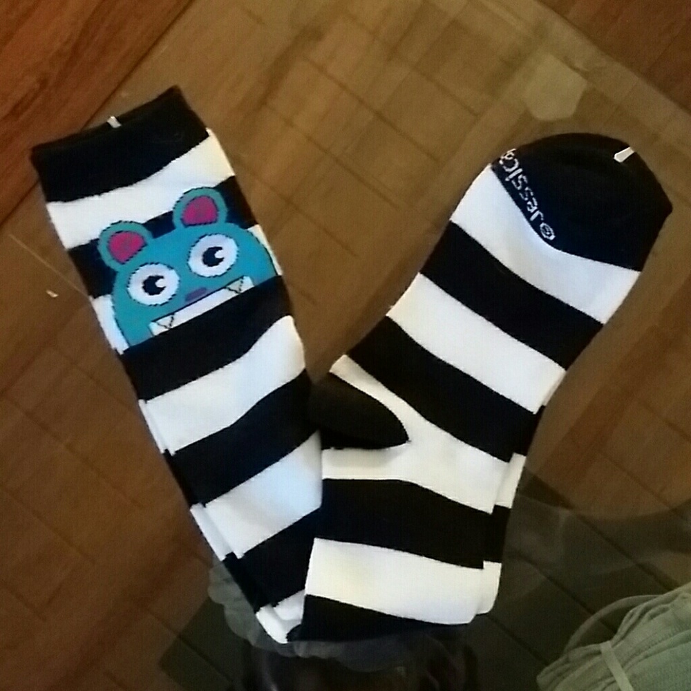 Jessica Louise Knee Socks New Unworn Stripe